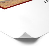 Vintages Poster für die Lokomotive (Ecke)