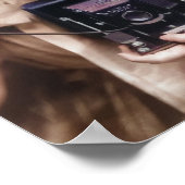 Vintages Poster für Fotografen (Ecke)