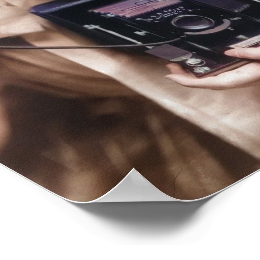 Vintages Poster für Fotografen (Ecke)