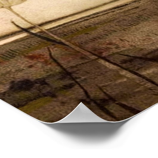 Vintages Poster für griechische Jungfrau (Ecke)