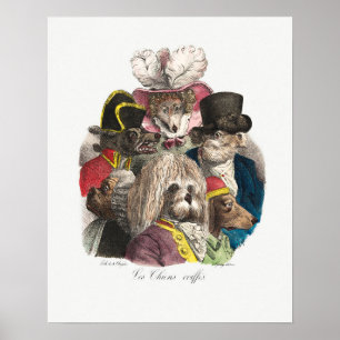 Vintages Poster für Jungtiere