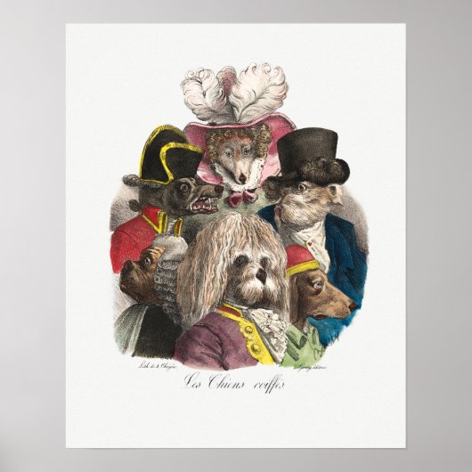 Vintages Poster für Jungtiere (Vorne)