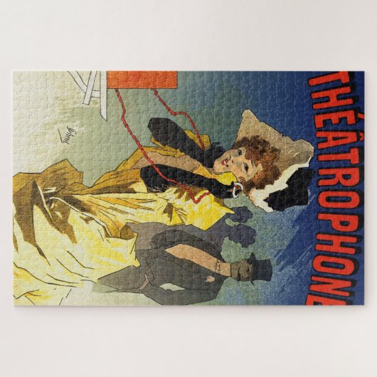 Vintages Poster für Theateraufführungen Puzzle (Horizontal)