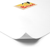 Vintages Poster "Napoli" in Bergère (Ecke)