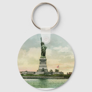 Vintages Poster "Statue of Liberty". New York. Schlüsselanhänger