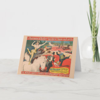 Vintages Poster von Miss Rose Meers Karte