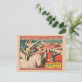 Vintages Poster von Miss Rose Meers Postkarte (Stehend Vorderseite)