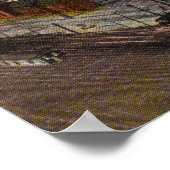 Vintages Poster von Pittsburgh 1800 (Ecke)