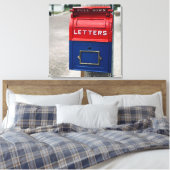Vintages Postfach Leinwanddruck (Insitu (Schlafzimmer))