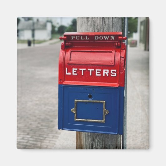 Vintages Postfach Magnet (Vorne)