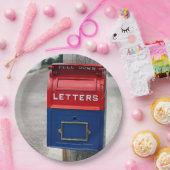 Vintages Postfach Pappteller (Party)