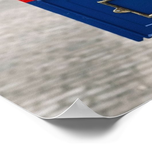 Vintages Postfach Poster (Ecke)