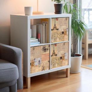 Vintages Postkarten-Poster für Möbeldecoupons Poster