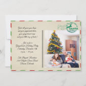 Vintages Postkartenschiff Feiertag Party Einladung (Vorderseite)