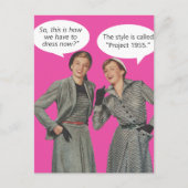 Vintages Postkartenstoppprojekt 2025 Postkarte (Vorderseite)