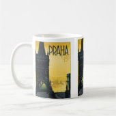 Vintages Prag-Plakat Kaffeetasse (Links)