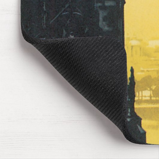 Vintages Prag-Plakat Mousepad (Ecke)