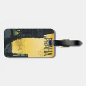 Vintages Prag (Praha) Gepäckanhänger (Rückseite horizontal)