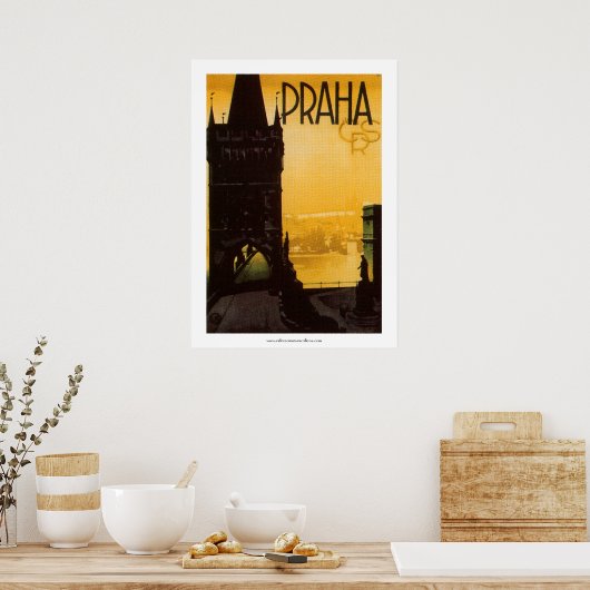 Vintages Praha Poster (Küche)