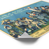 Vintages Print Health Poster (Ecke)