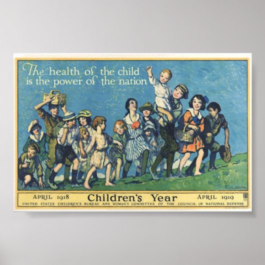 Vintages Print Health Poster (Vorne)