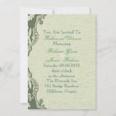 Vintages Probe-Dinner Einladung (Rückseite)