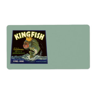 Vintages Produkt kann Art, Kingfish Asparagus kenn