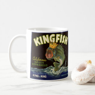 Vintages Produkt kann Art, Kingfish Asparagus kenn Kaffeetasse