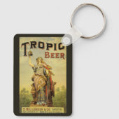 Vintages Produktlabel Art, Tropic Beer Gladiator Schlüsselanhänger (Rückseite)
