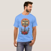 Vintages Protestzeichen für Frauen T-Shirt (Vorne ganz)