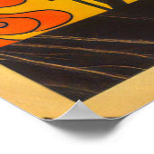 Vintages Psychedelic Concert Poster der 1970er Jah (Ecke)