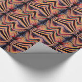 Vintages psychedelisches Muster Geschenkpapier (Ecke)