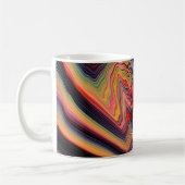 Vintages psychedelisches Muster Kaffeetasse (Links)