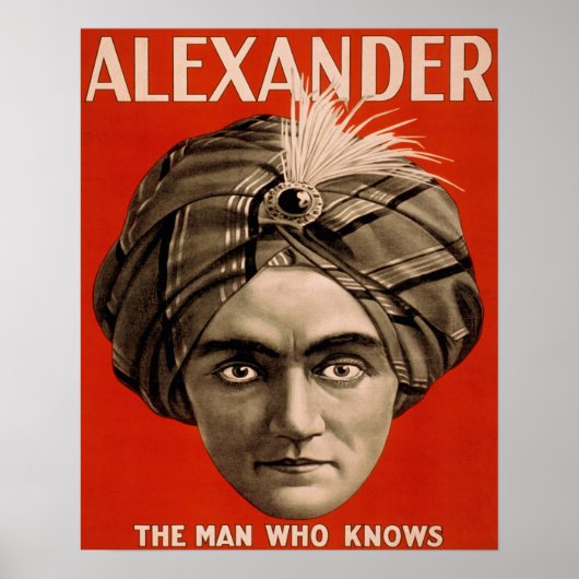 Vintages Psychisches Poster (Vorne)