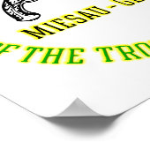 Vintages PT Shirt Logo Poster (Ecke)