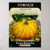 Vintages Pumpkettenfutter - drucken Poster (Vorne)