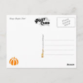 Vintages Pumpkettensiegel Postkarte (Rückseite)