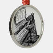 Vintages "Puppy Playing the Piano" Ornament (Rechts)