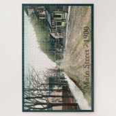 Vintages Puzzle in der Hauptstraße (Vertikal)