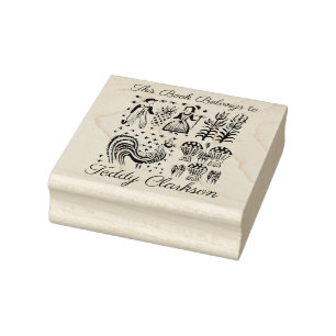 Vintages Pyrex Muster - Butterprint (amischer Gummistempel