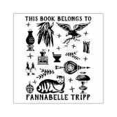 Vintages Pyrex-Muster - Frühamerikanisch (kolonial Gummistempel (Prägung)