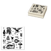 Vintages Pyrex-Muster - Frühamerikanisch (kolonial Gummistempel (Stempel)