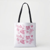 Vintages Pyrex Muster - Stachelbeerrosa Tasche (Vorderseite)