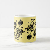 Vintages Pyrex Muster - Stachelbeerschwarzes Kaffeetasse (Mittel)