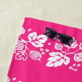 Vintages Pyrex Muster - Stachelbeerweiß Strandtuch (Beispiel)