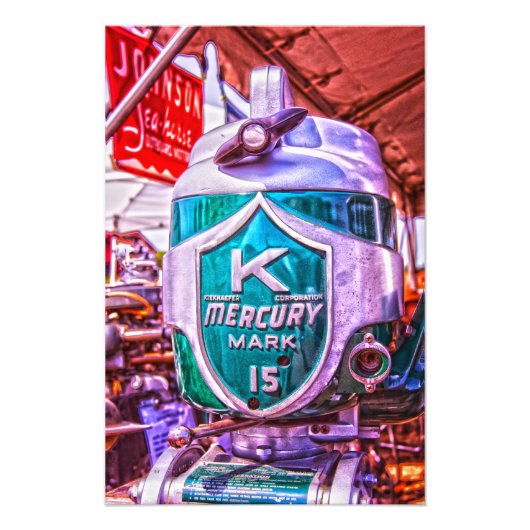 Vintages Quecksilber Fotodruck (Vorne)