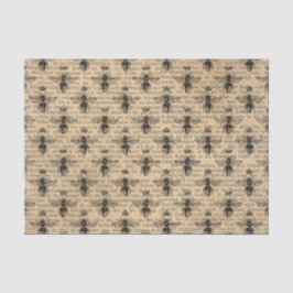 Vintages Queen Bee & Newpaper Tissue Paper Seidenpapier