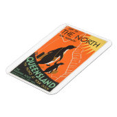 Vintages Queensland Australia Pinguine Magnet (Linke Seite)