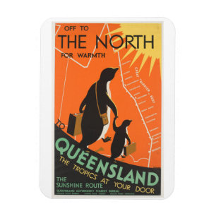 Vintages Queensland Australien Magnet