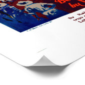 Vintages Queenstown New Zealand Travel Poster (Ecke)